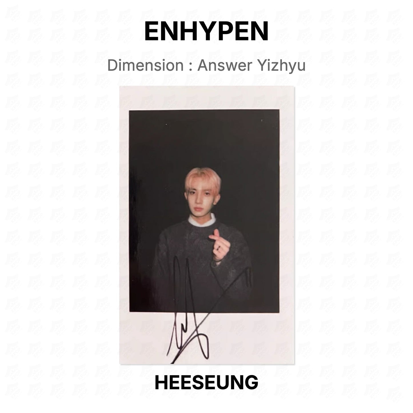 ENHYPEN Dimension : Answer Yizhyu Official Photocard