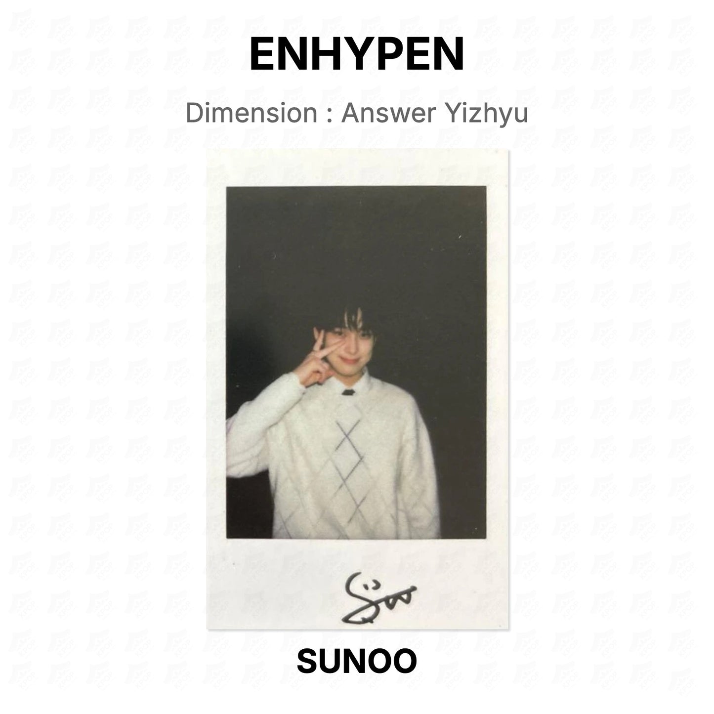 ENHYPEN Dimension : Answer Yizhyu Official Photocard
