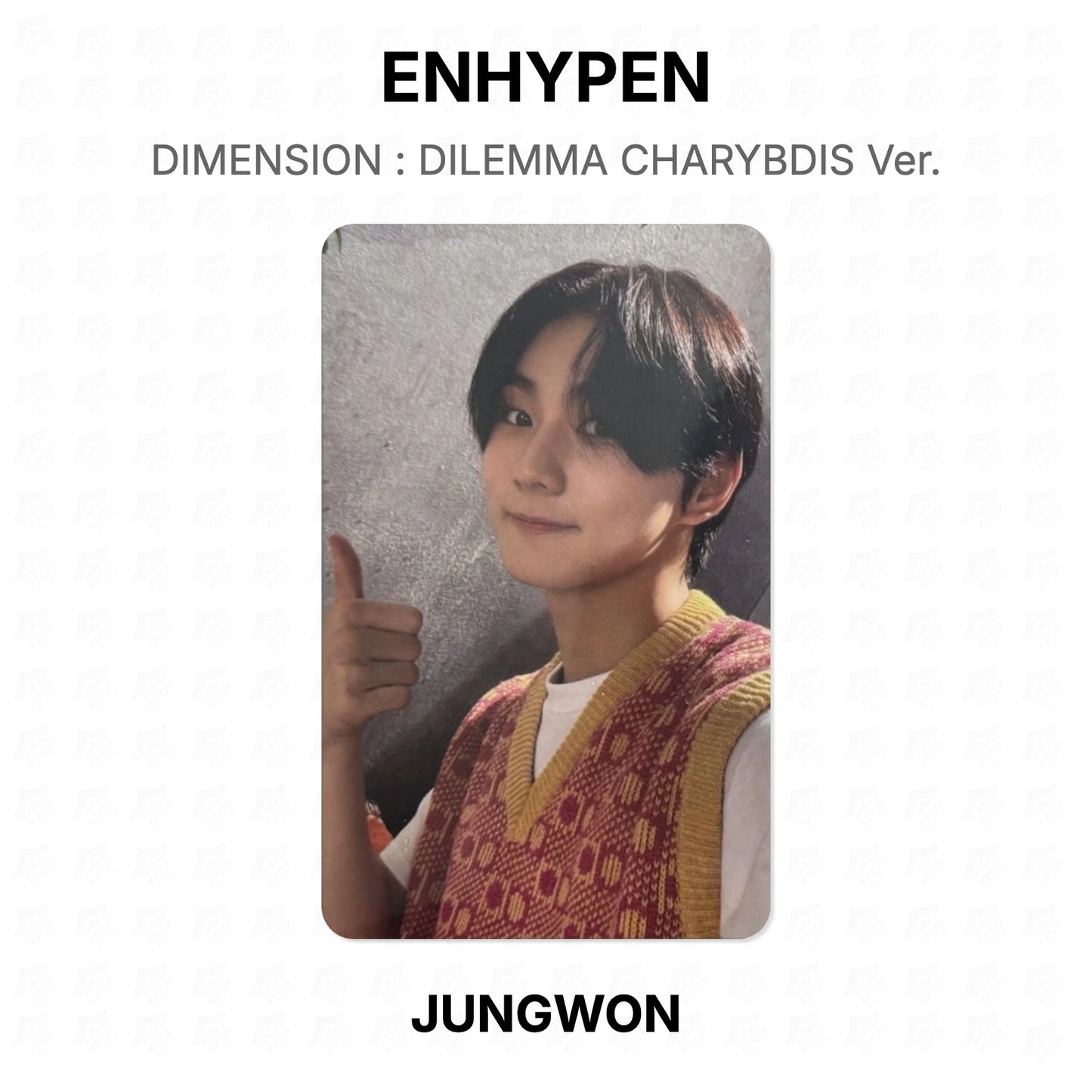 ENHYPEN DIMENSION : DILEMMA CHARYBDIS Ver. Official Photocard