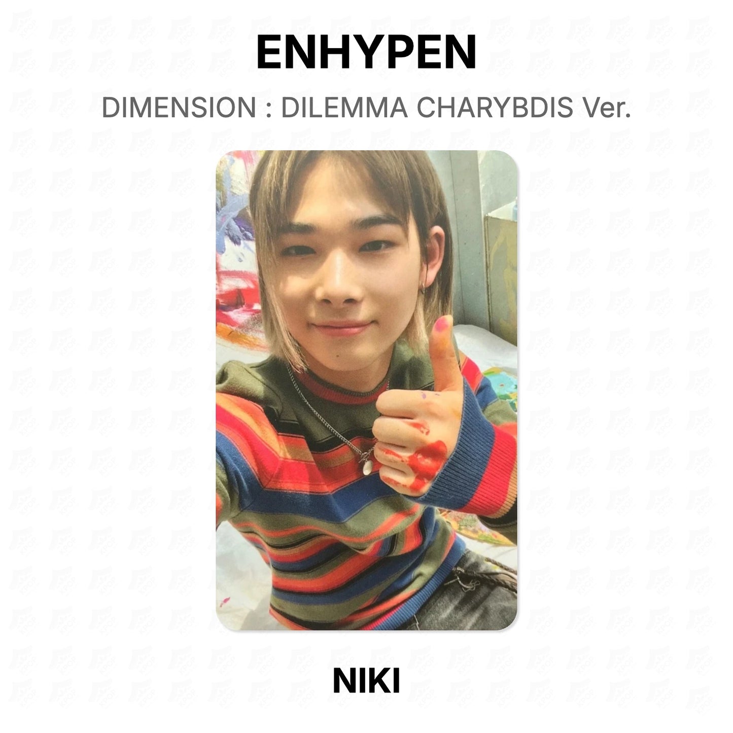 ENHYPEN DIMENSION : DILEMMA CHARYBDIS Ver. Official Photocard