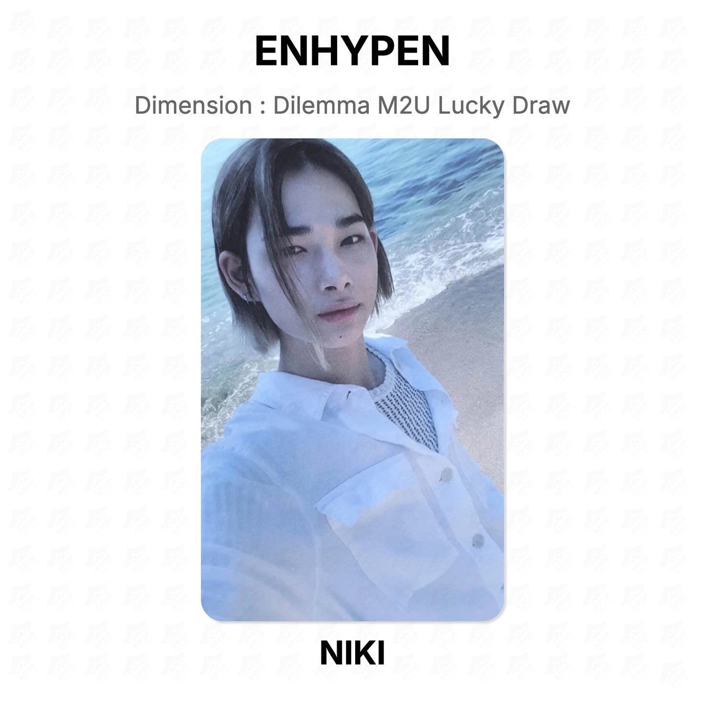 ENHYPEN Dimension : Dilemma M2U Lucky Draw Official Photocard