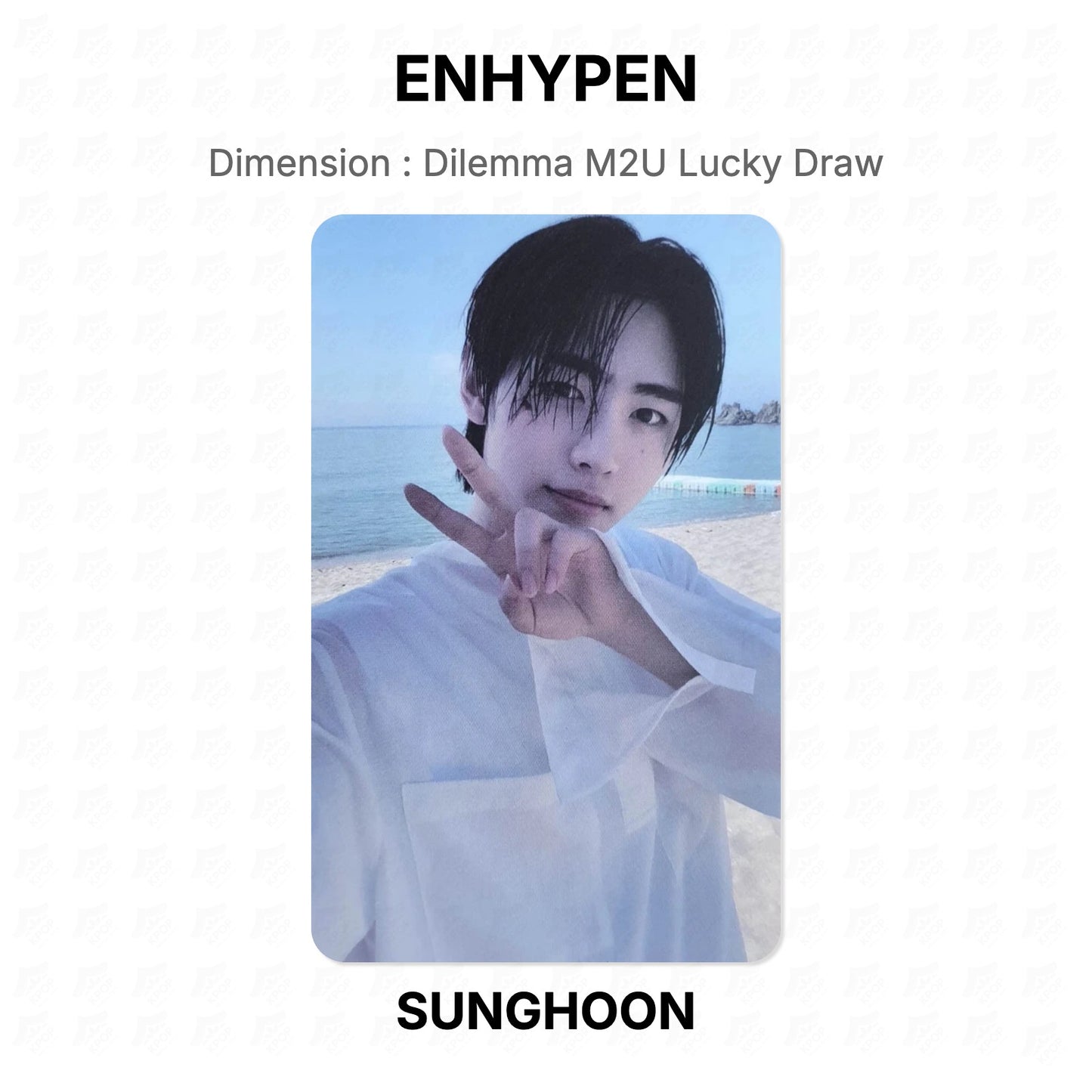 ENHYPEN Dimension : Dilemma M2U Lucky Draw Official Photocard
