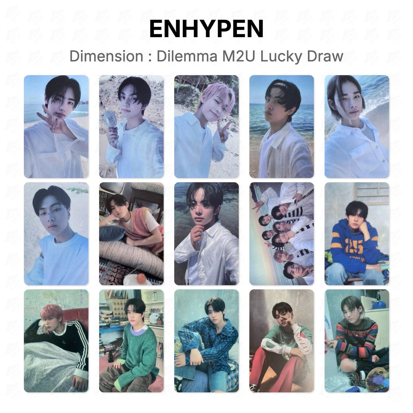 ENHYPEN Dimension : Dilemma M2U Lucky Draw Official Photocard