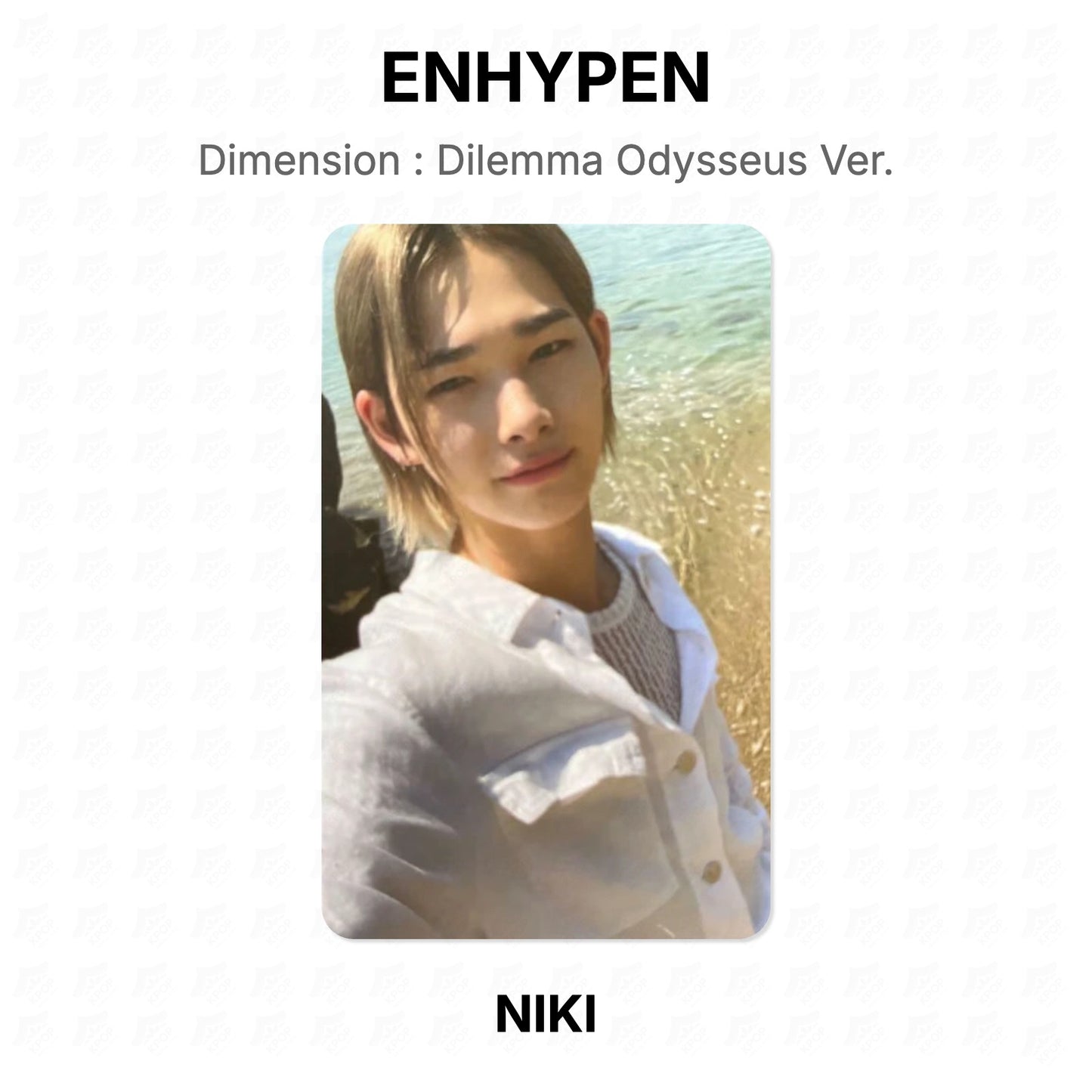 ENHYPEN Dimension : Dilemma Odysseus Ver. Official Photocard