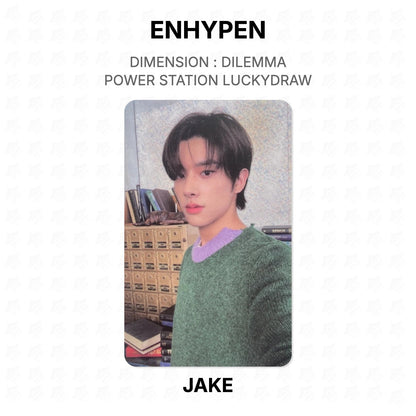ENHYPEN DIMENSION : DILEMMA POWER STATION LUCKYDRAW Official Photocard