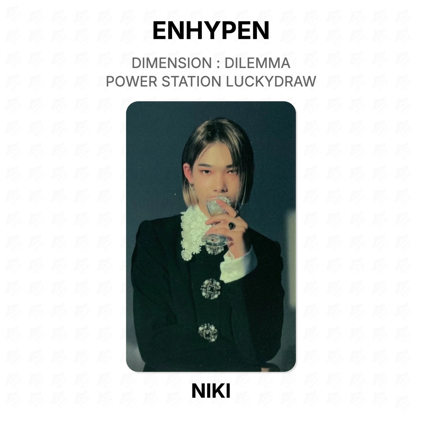 ENHYPEN DIMENSION : DILEMMA POWER STATION LUCKYDRAW Official Photocard