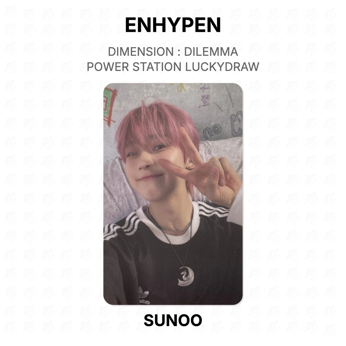 ENHYPEN DIMENSION : DILEMMA POWER STATION LUCKYDRAW Official Photocard