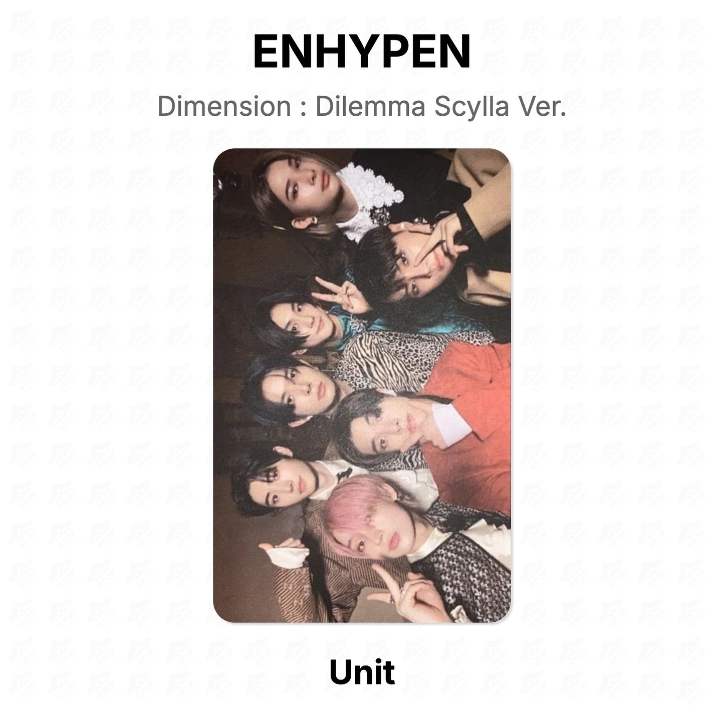 ENHYPEN Dimension : Dilemma Scylla Ver. Official Photocard