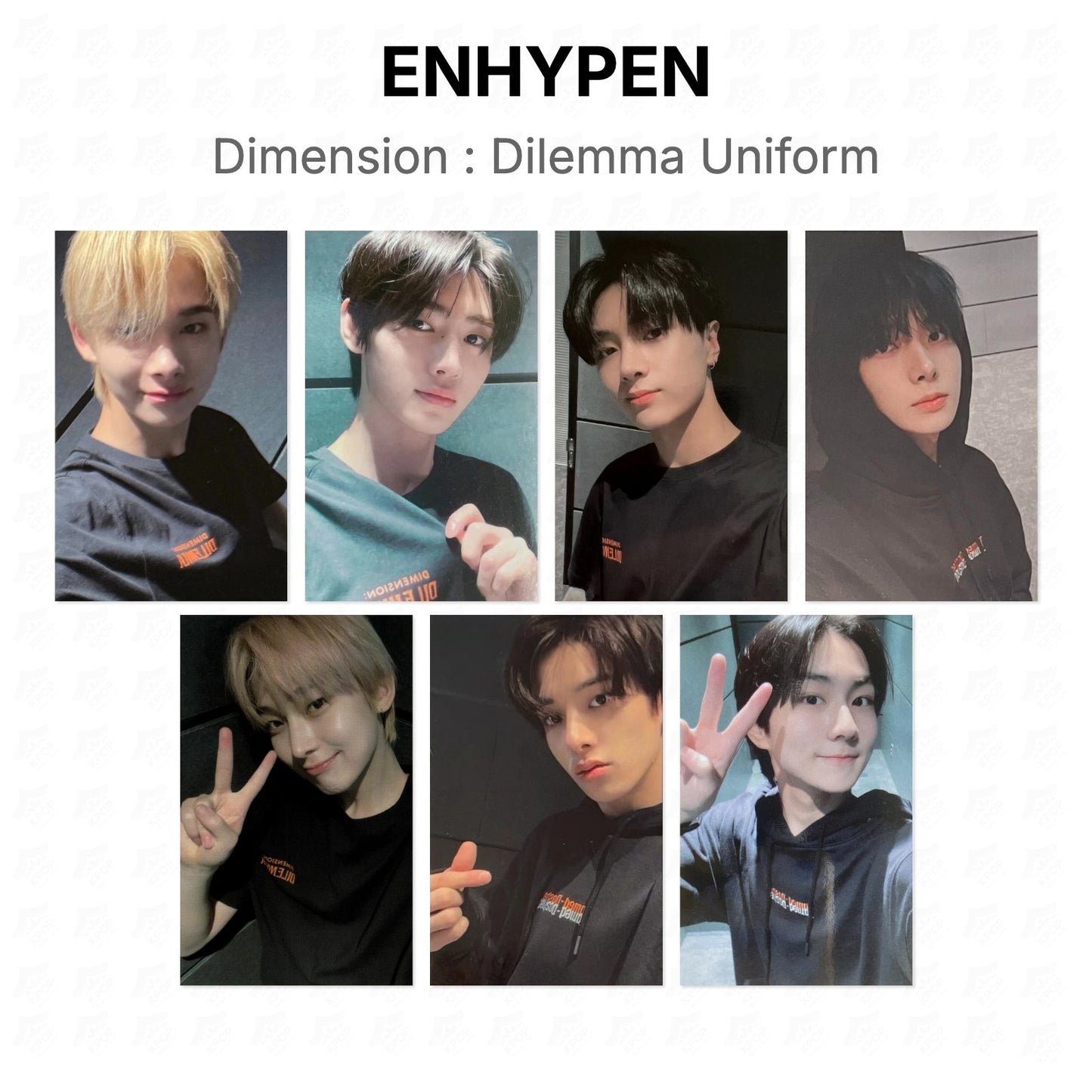 ENHYPEN Dimension : Dilemma Uniform Official Photocard