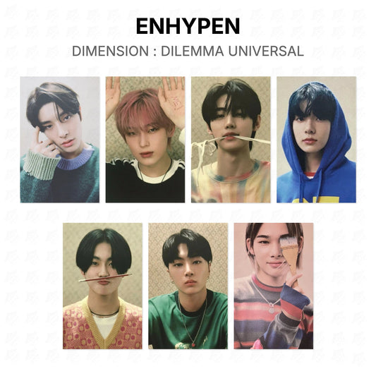 ENHYPEN DIMENSION : DILEMMA UNIVERSAL Official Photocard