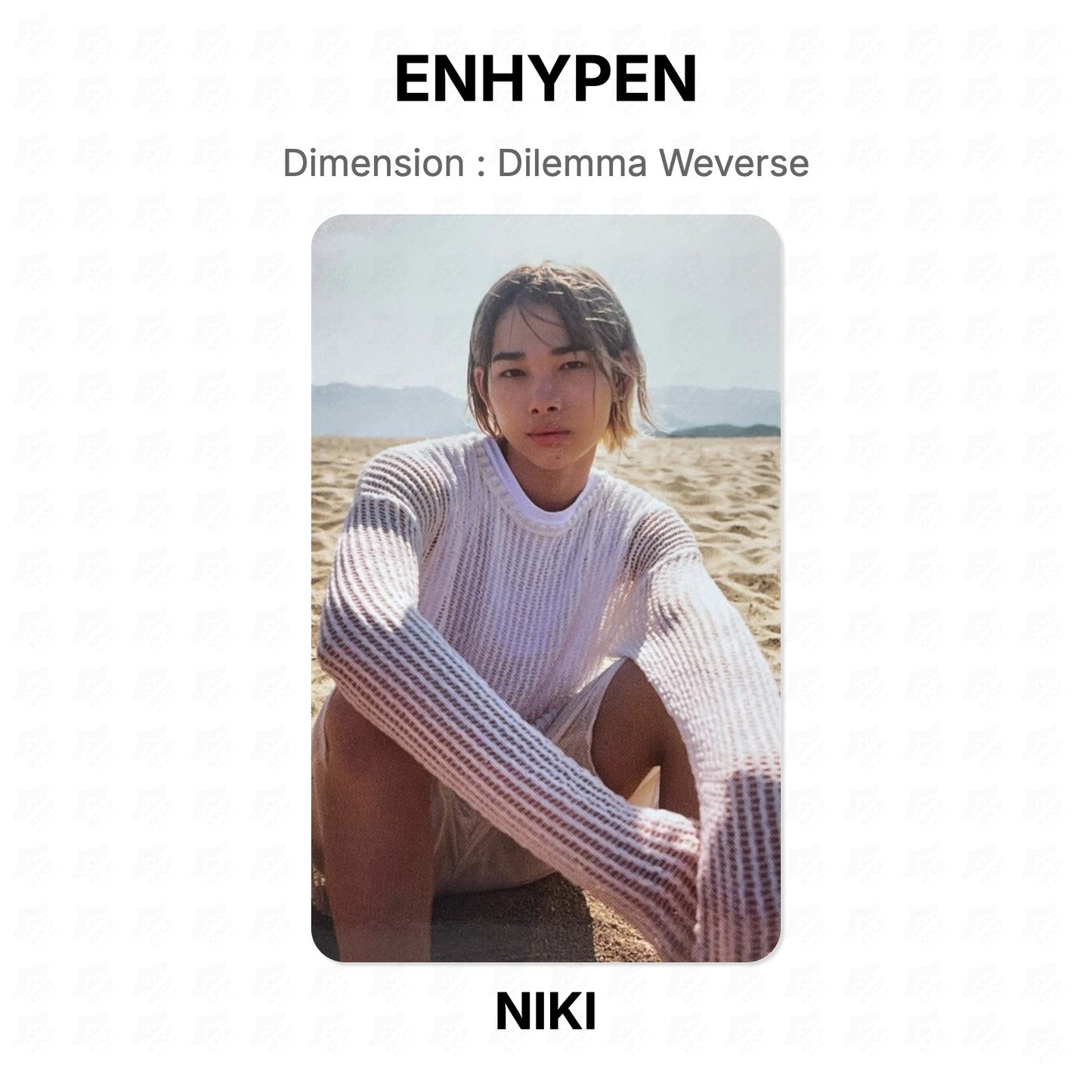 ENHYPEN Dimension : Dilemma Weverse Official Photocard