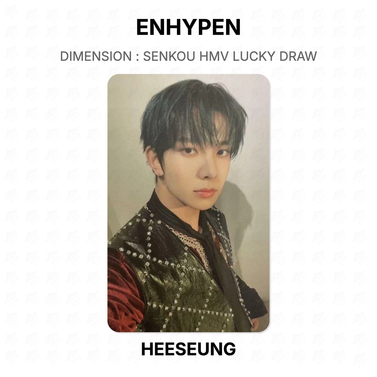 ENHYPEN DIMENSION : SENKOU HMV LUCKY DRAW Official Photocard