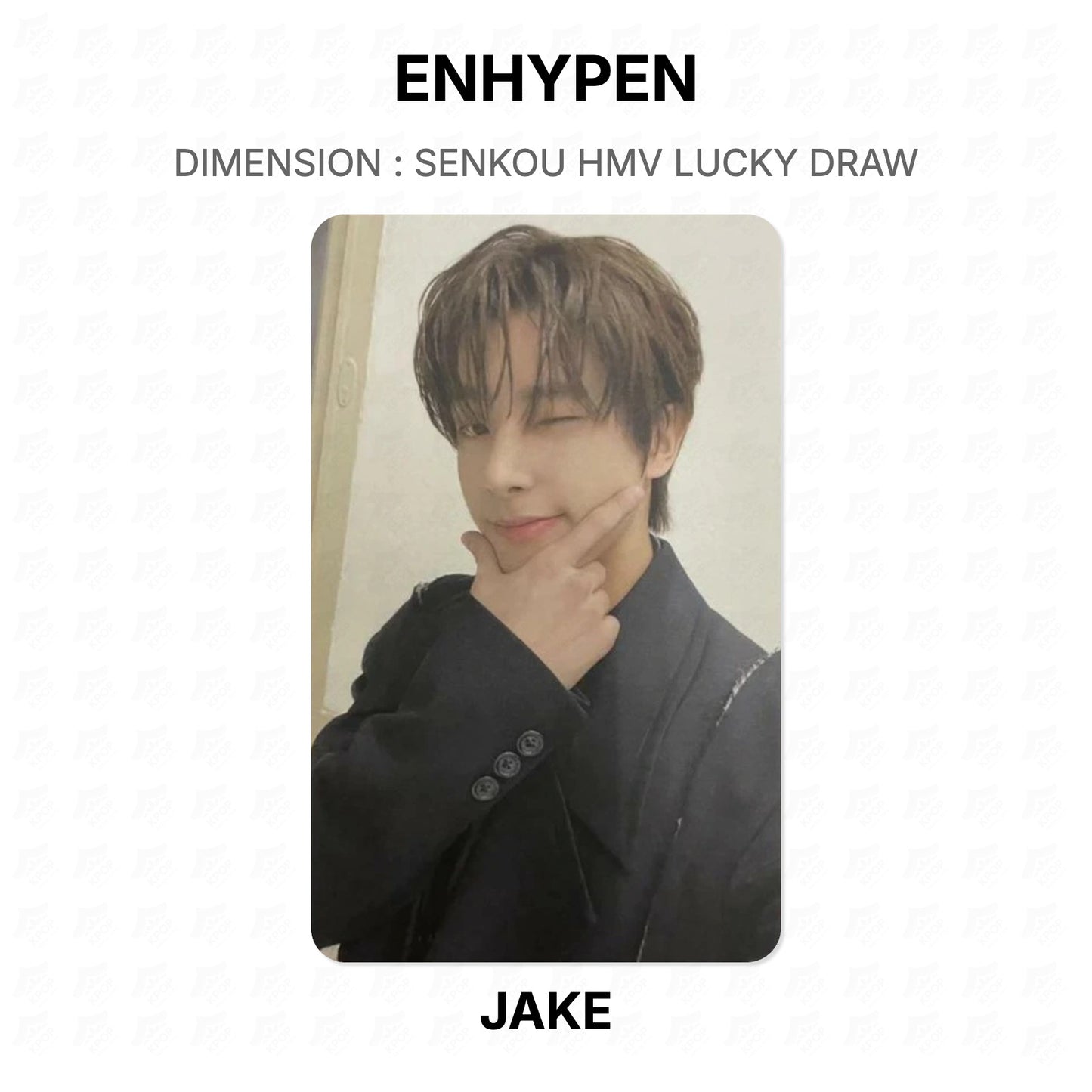 ENHYPEN DIMENSION : SENKOU HMV LUCKY DRAW Official Photocard