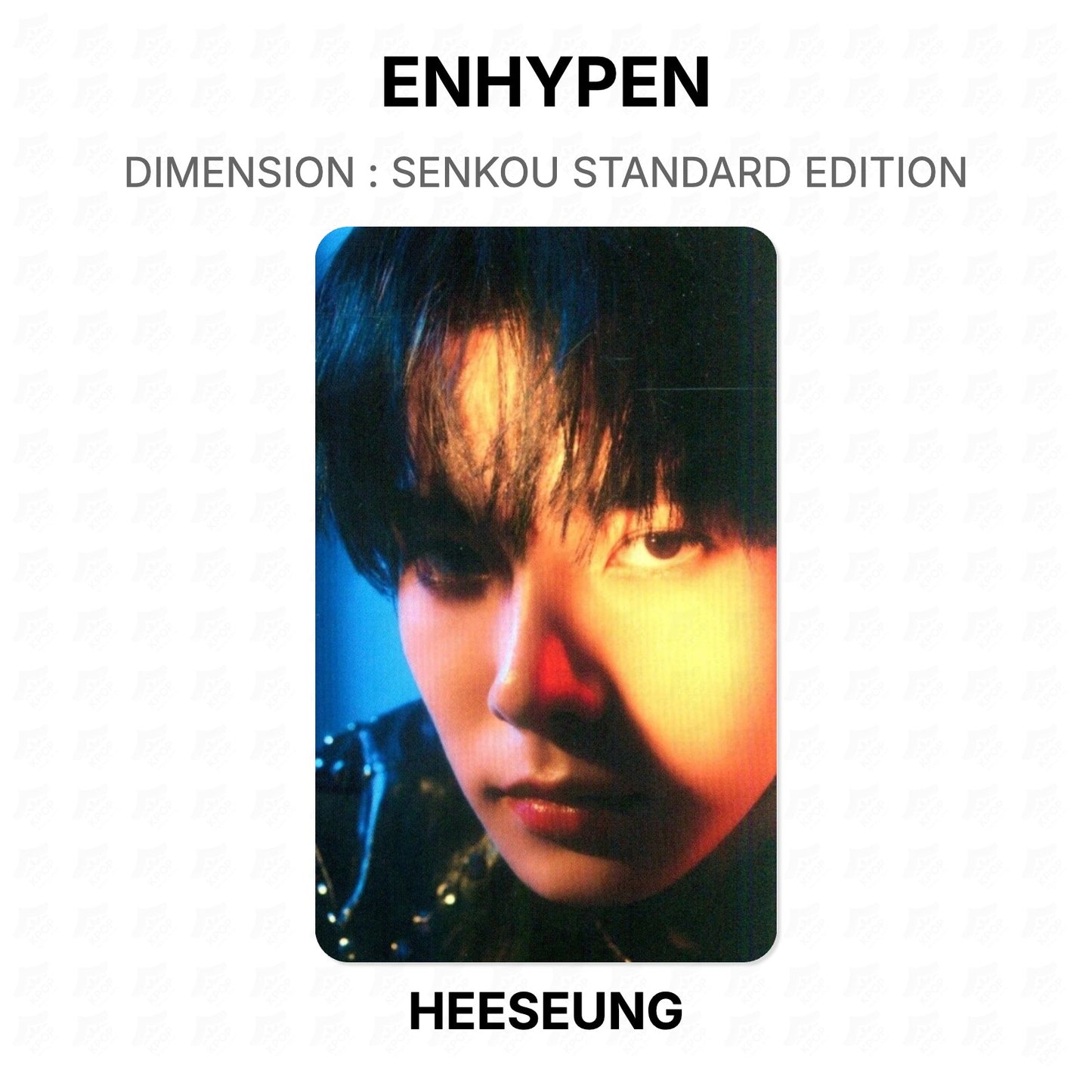 ENHYPEN DIMENSION : SENKOU STANDARD EDITION Official Photocard