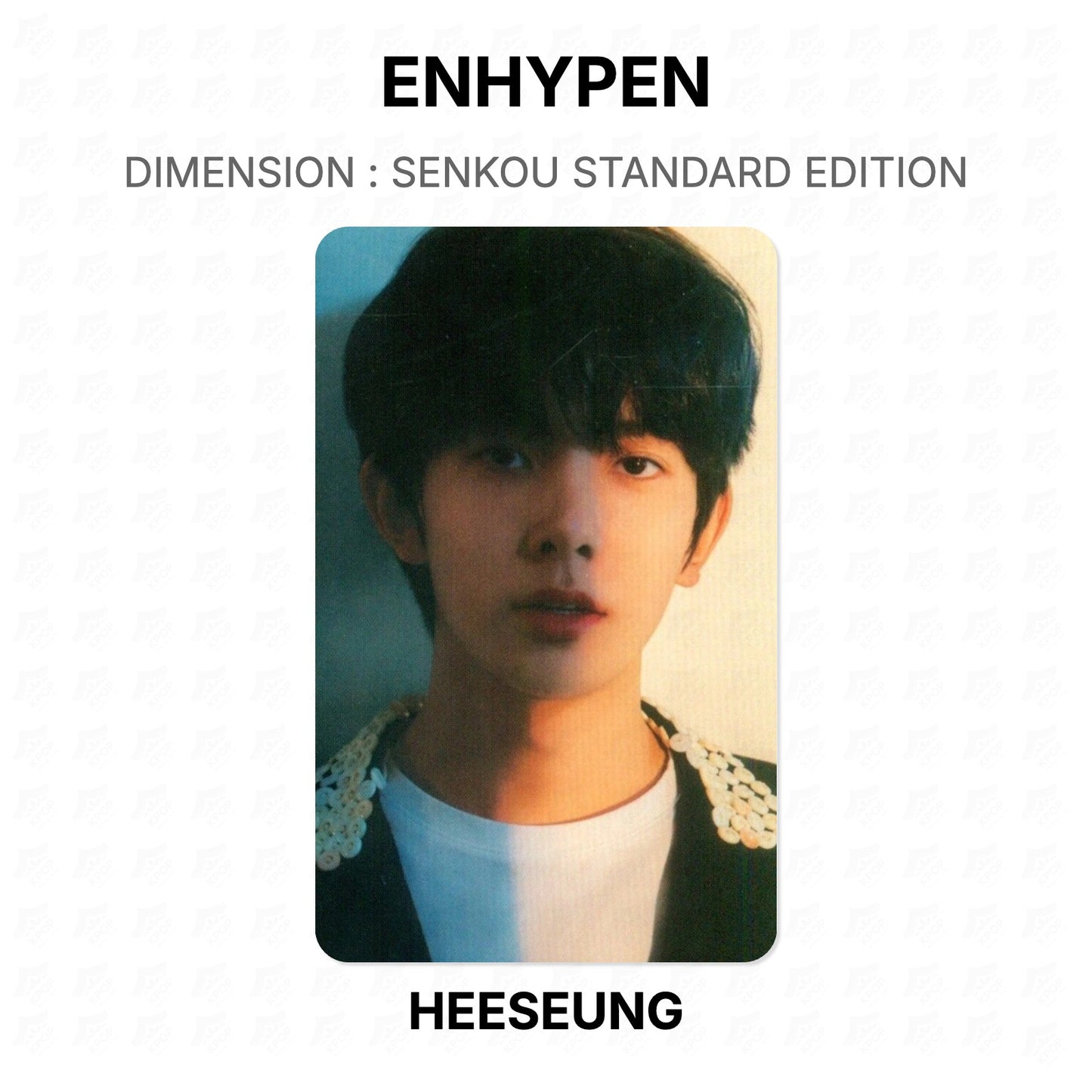 ENHYPEN DIMENSION : SENKOU STANDARD EDITION Official Photocard