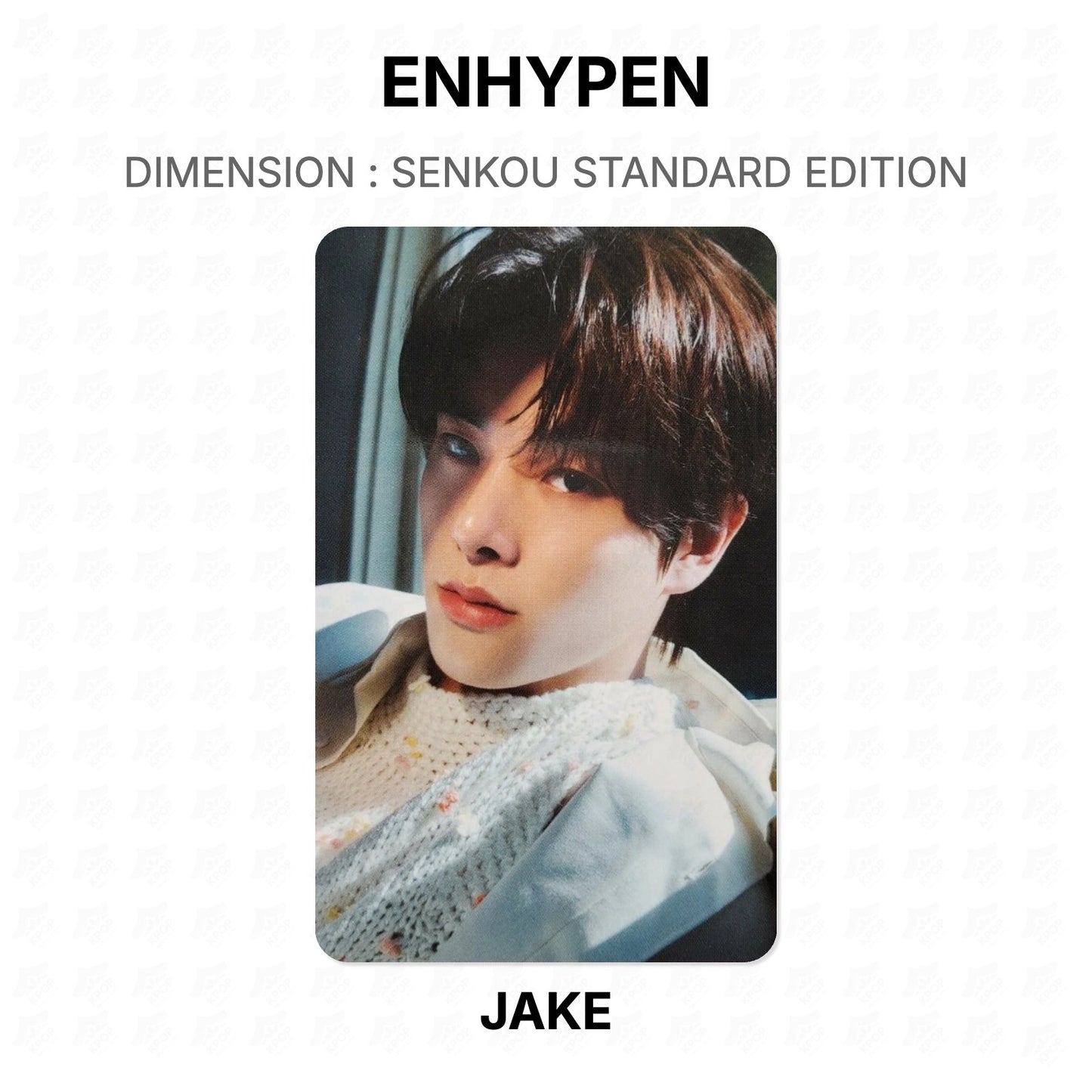 ENHYPEN DIMENSION : SENKOU STANDARD EDITION Official Photocard