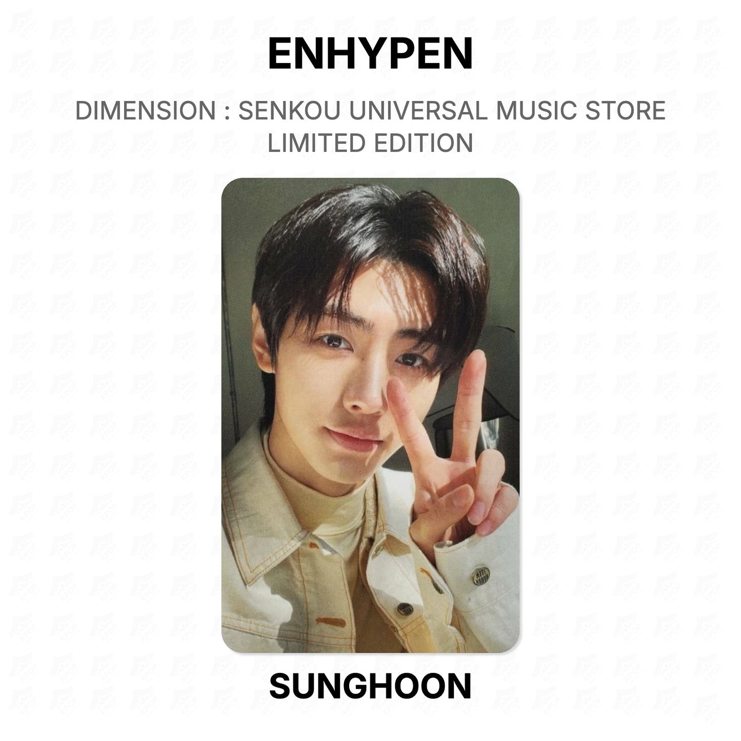 ENHYPEN DIMENSION : SENKOU UNIVERSAL MUSIC STORE LIMITED EDITION Official Photocard