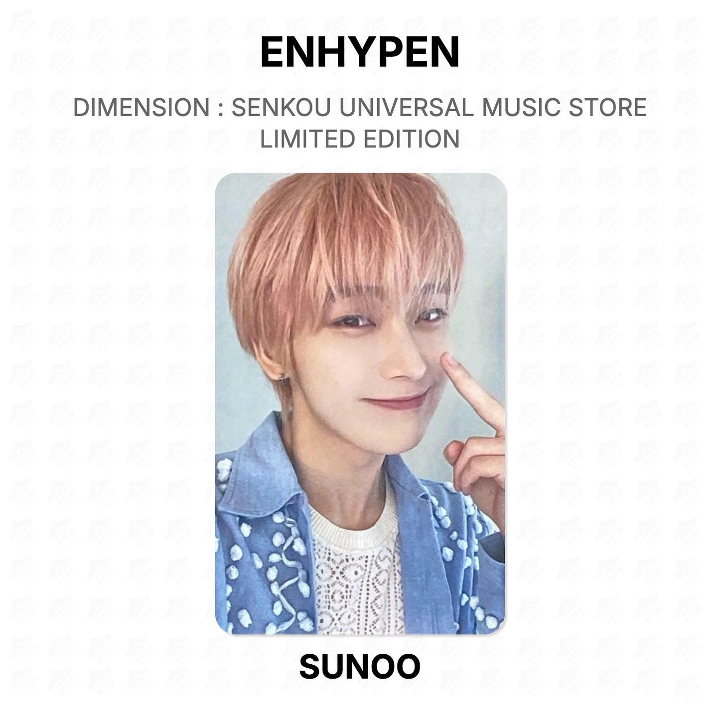 ENHYPEN DIMENSION : SENKOU UNIVERSAL MUSIC STORE LIMITED EDITION Official Photocard