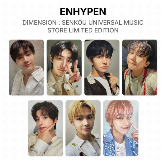 ENHYPEN DIMENSION : SENKOU UNIVERSAL MUSIC STORE LIMITED EDITION Official Photocard