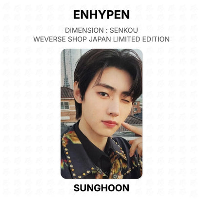 ENHYPEN DIMENSION : SENKOU WEVERSE SHOP JAPAN LIMITED EDITION Official Photocard