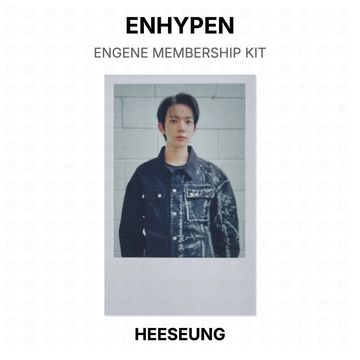 ENHYPEN Engene Membership Kit Official Photocard