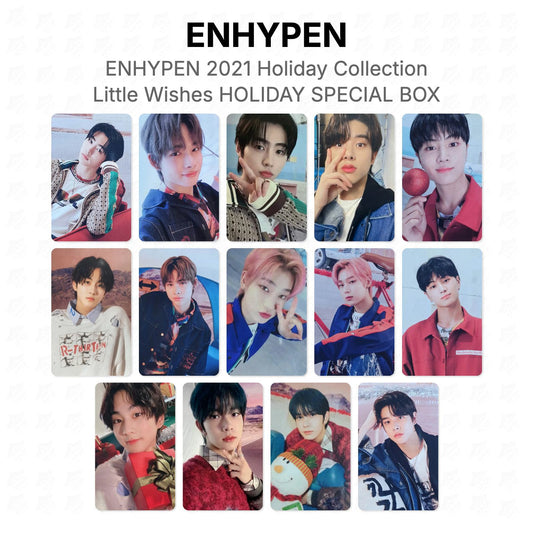 ENHYPEN ENHYPEN 2021 Holiday Collection : Little Wishes HOLIDAY SPECIAL BOX Official Photocard