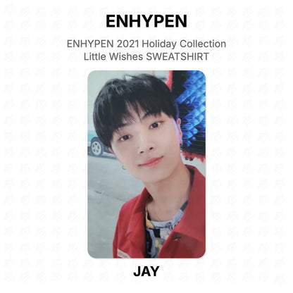 ENHYPEN 2021 Holiday Collection Little Wishes SWEATSHIRT Official Photocard