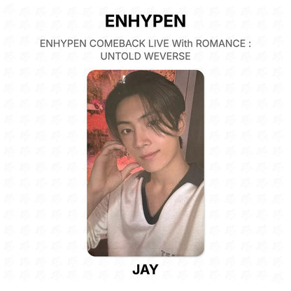 ENHYPEN COMEBACK LIVE With ROMANCE : UNTOLD WEVERSE Official Photocard
