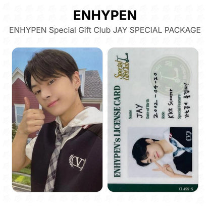 ENHYPEN Special Gift Club JAY SPECIAL PACKAGE Official Photocard