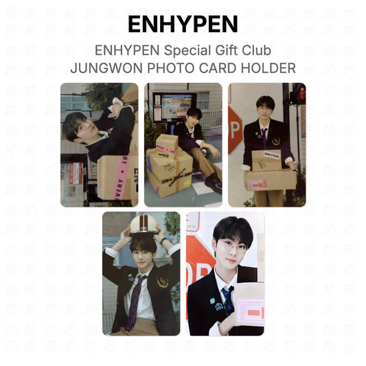 ENHYPEN ENHYPEN Special Gift Club JUNGWON PHOTO CARD HOLDER Official Photocard