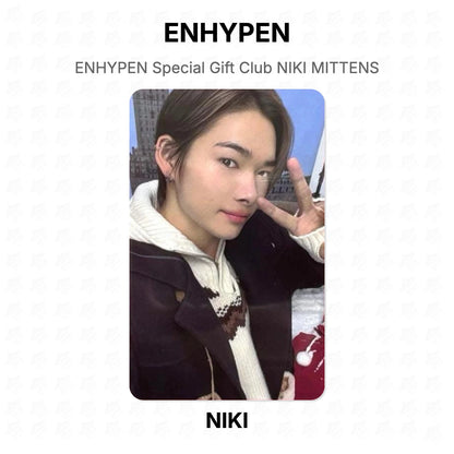 ENHYPEN Special Gift Club NIKI MITTENS Official Photocard