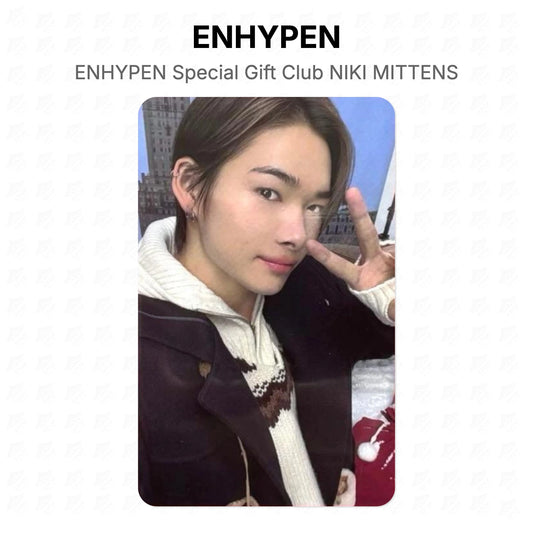 ENHYPEN Special Gift Club NIKI MITTENS Official Photocard