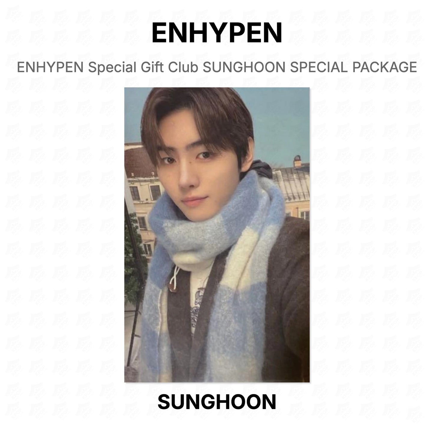 ENHYPEN Special Gift Club SUNGHOON SPECIAL PACKAGE Official Photocard