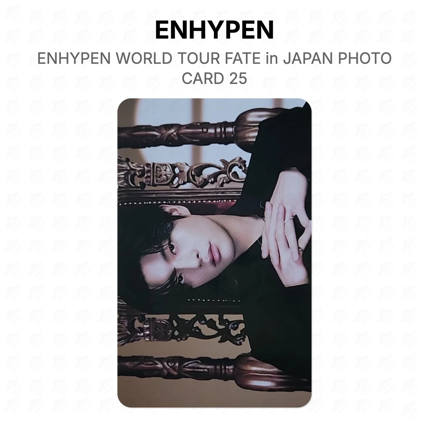 ENHYPEN WORLD TOUR FATE in JAPAN PHOTO CARD 25 Official Photocard
