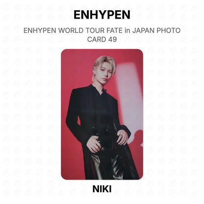 ENHYPEN WORLD TOUR FATE in JAPAN PHOTO CARD 49 Official Photocard