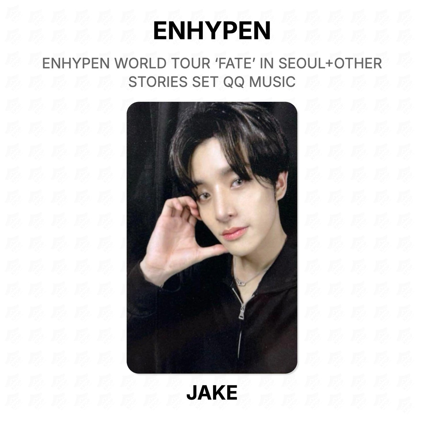ENHYPEN WORLD TOUR ‘FATE’ IN SEOUL+OTHER STORIES SET QQ MUSIC Official Photocard