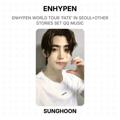 ENHYPEN WORLD TOUR ‘FATE’ IN SEOUL+OTHER STORIES SET QQ MUSIC Official Photocard