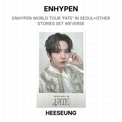 ENHYPEN WORLD TOUR ‘FATE’ IN SEOUL+OTHER STORIES SET WEVERSE Official Photocard