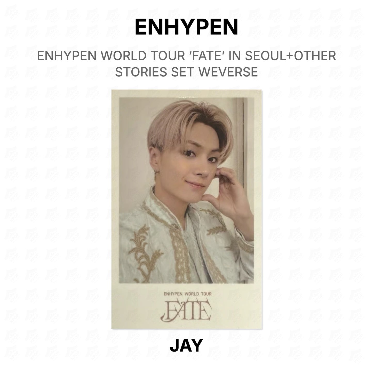 ENHYPEN WORLD TOUR ‘FATE’ IN SEOUL+OTHER STORIES SET WEVERSE Official Photocard