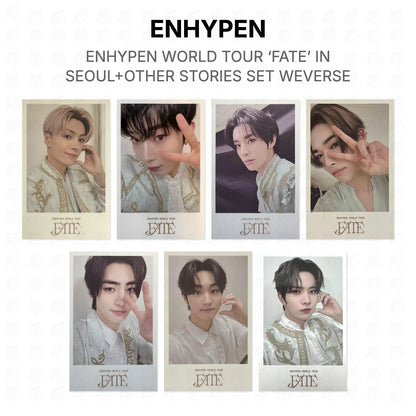 ENHYPEN WORLD TOUR ‘FATE’ IN SEOUL+OTHER STORIES SET WEVERSE Official Photocard