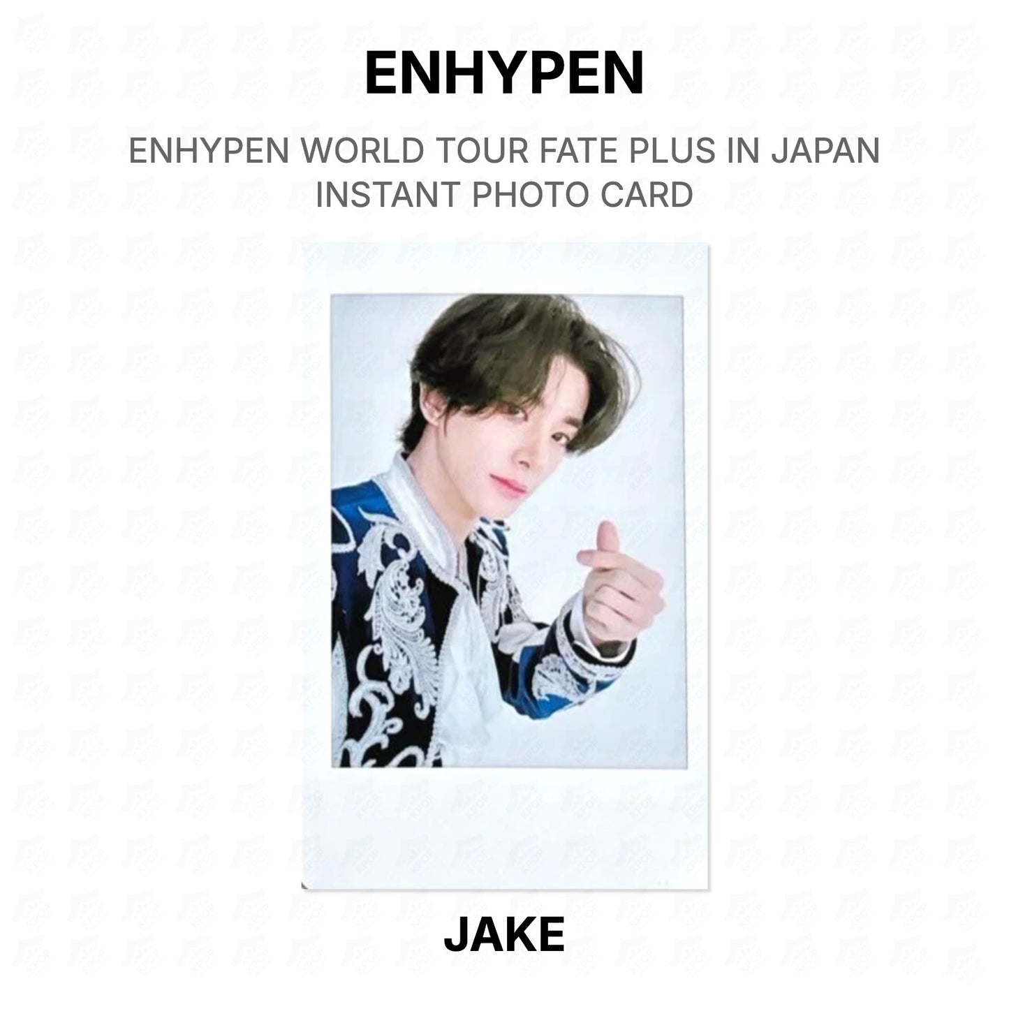 ENHYPEN WORLD TOUR FATE PLUS IN JAPAN INSTANT PHOTO CARD Official Photocard
