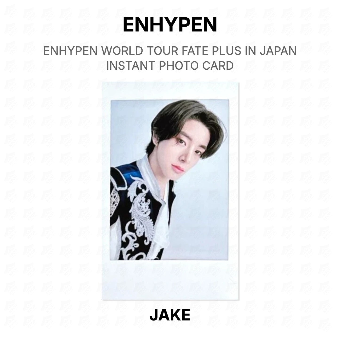 ENHYPEN WORLD TOUR FATE PLUS IN JAPAN INSTANT PHOTO CARD Official Photocard