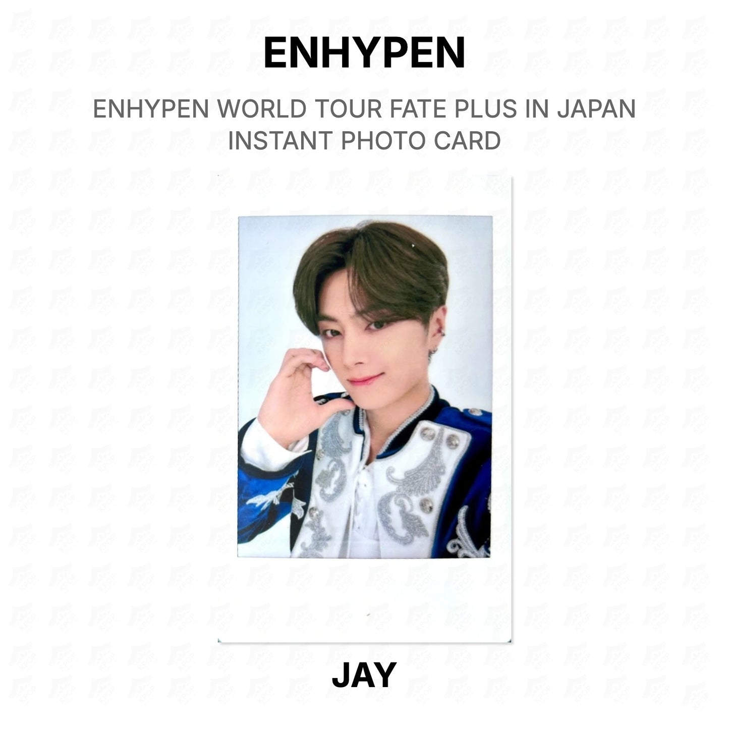 ENHYPEN WORLD TOUR FATE PLUS IN JAPAN INSTANT PHOTO CARD Official Photocard