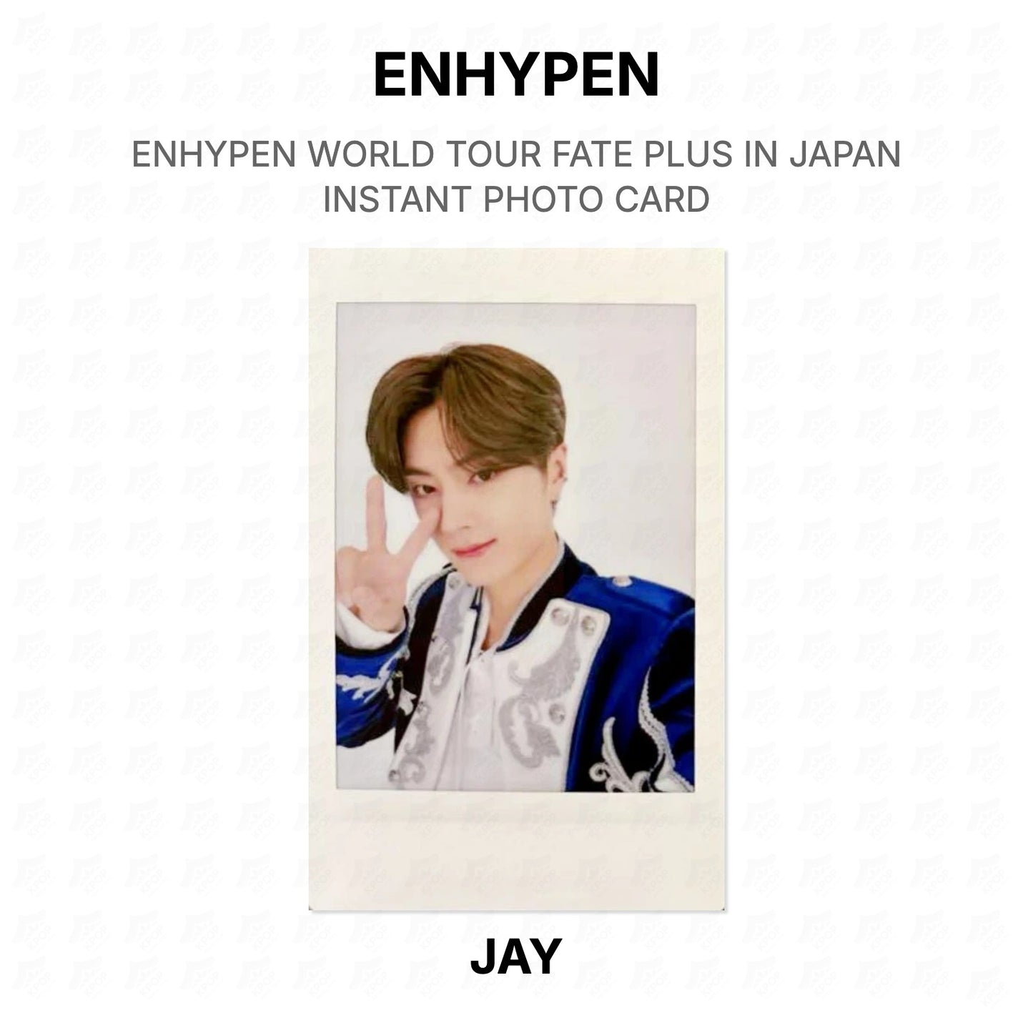 ENHYPEN WORLD TOUR FATE PLUS IN JAPAN INSTANT PHOTO CARD Official Photocard