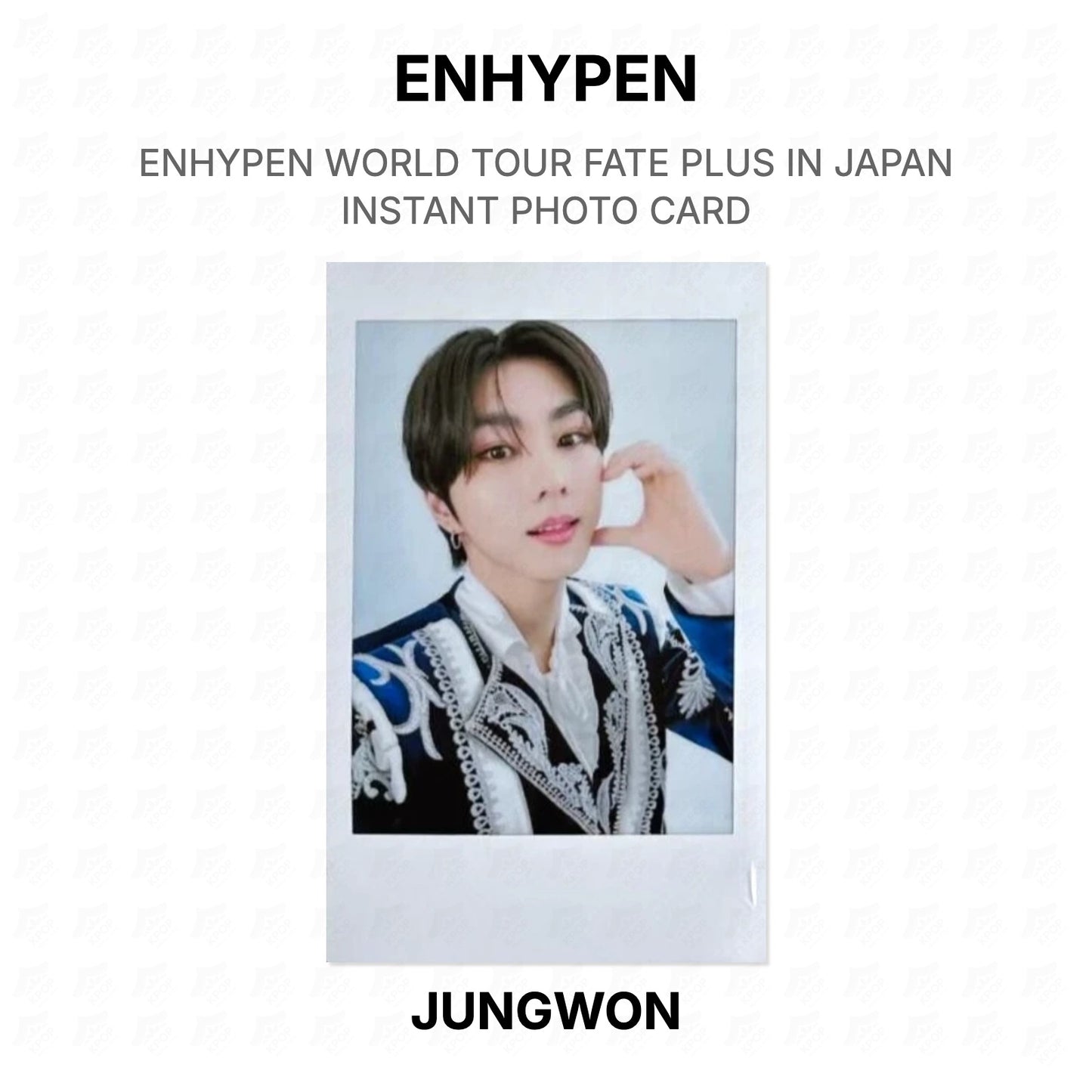 ENHYPEN WORLD TOUR FATE PLUS IN JAPAN INSTANT PHOTO CARD Official Photocard