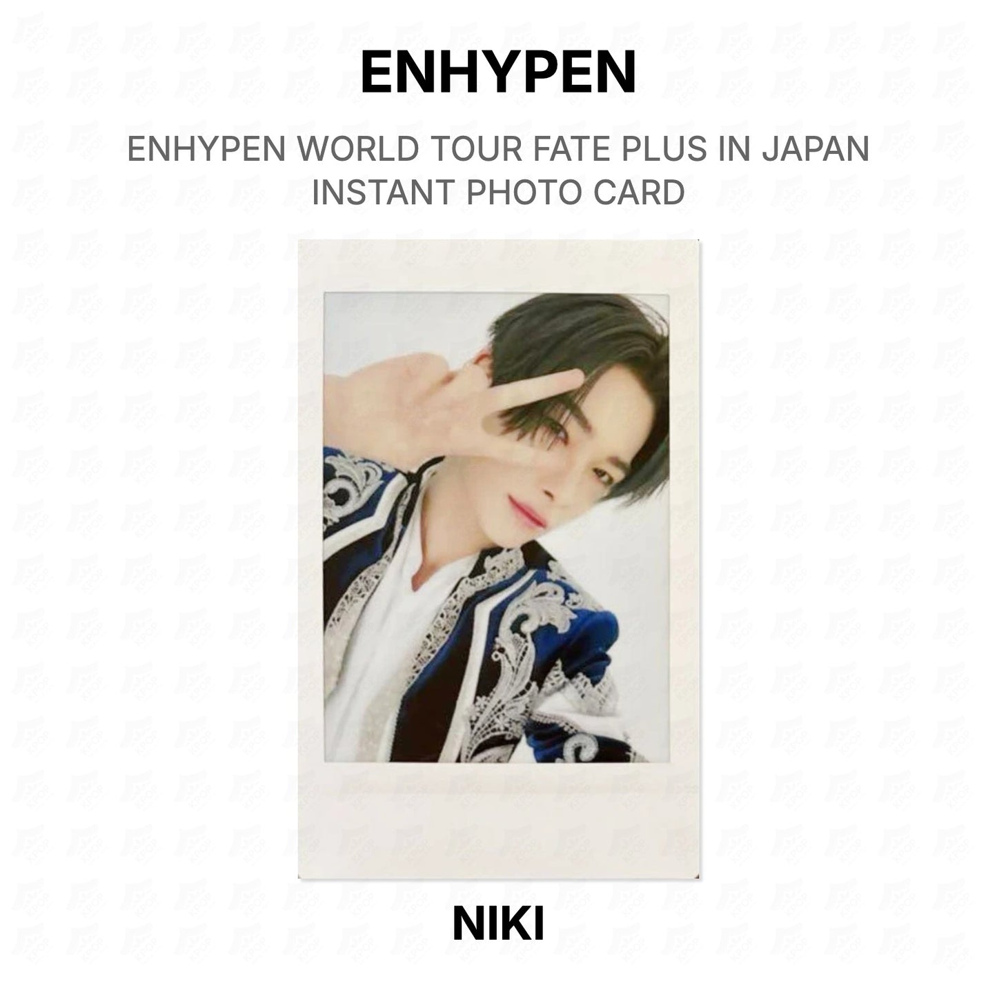 ENHYPEN WORLD TOUR FATE PLUS IN JAPAN INSTANT PHOTO CARD Official Photocard