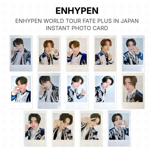 ENHYPEN WORLD TOUR FATE PLUS IN JAPAN INSTANT PHOTO CARD Official Photocard