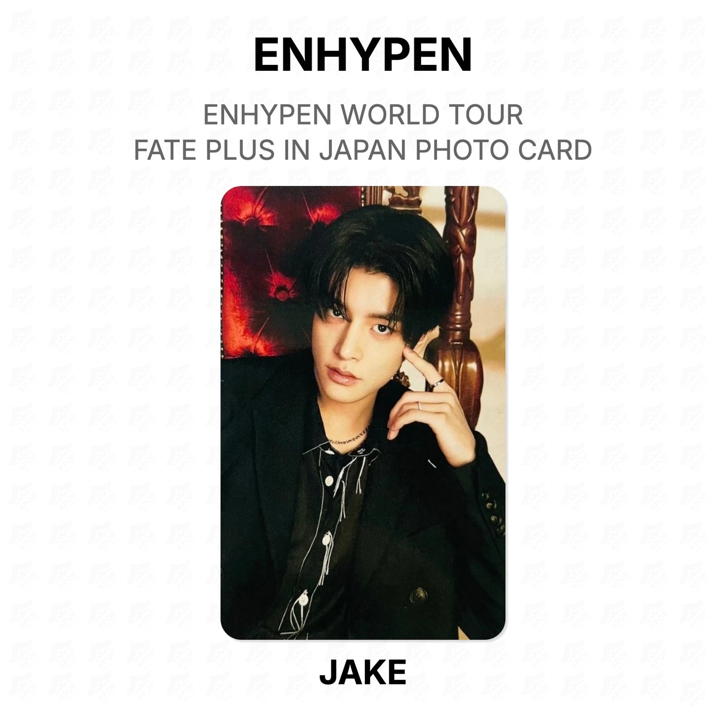 ENHYPEN WORLD TOUR FATE PLUS IN JAPAN PHOTO CARD Official Photocard