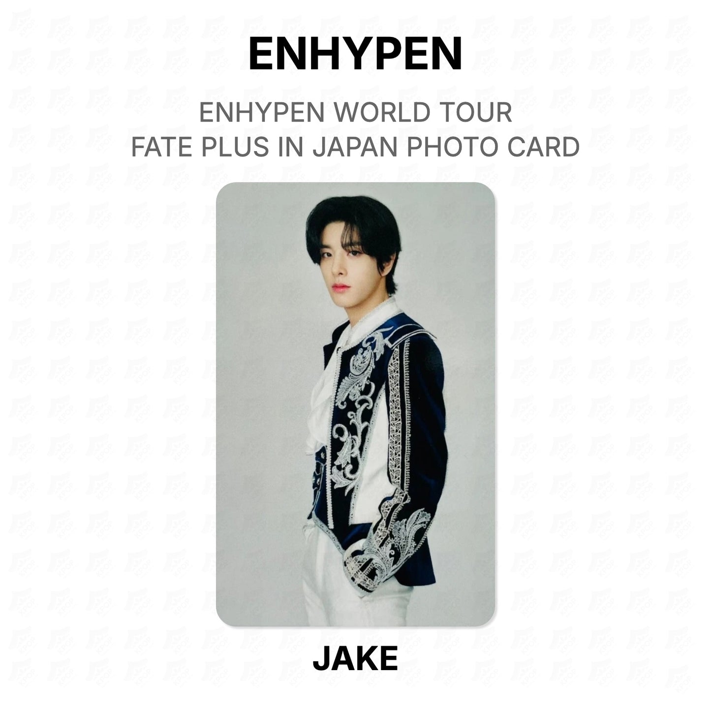 ENHYPEN WORLD TOUR FATE PLUS IN JAPAN PHOTO CARD Official Photocard