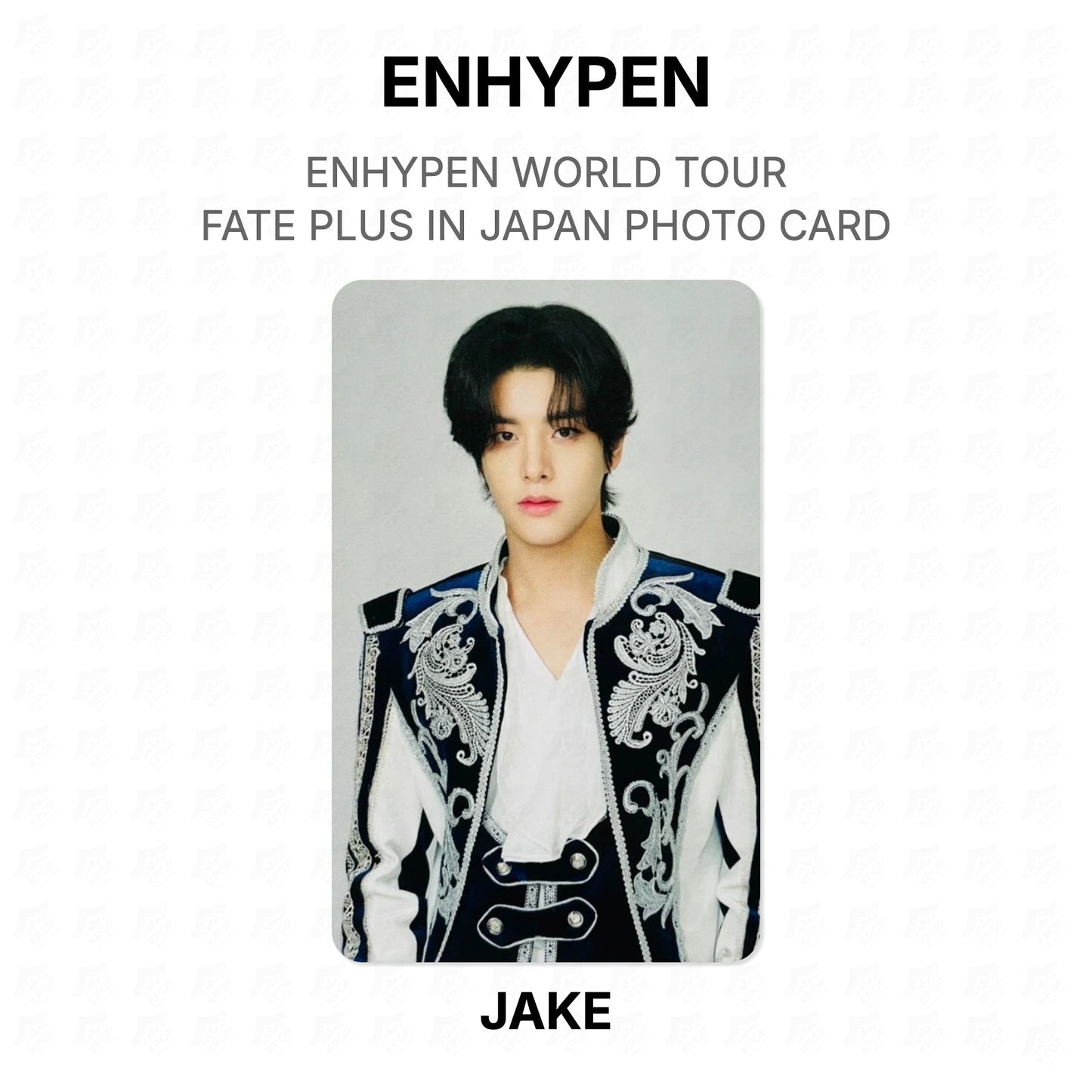 ENHYPEN WORLD TOUR FATE PLUS IN JAPAN PHOTO CARD Official Photocard